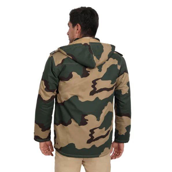 Bsf Uniform Camo Hooded Jacket