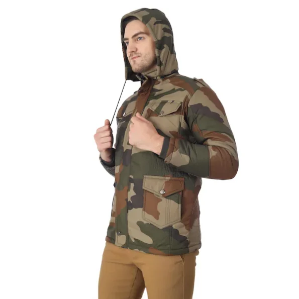 Burdy Men Multicolor Solid Polyester Jacket