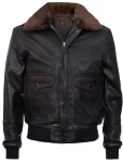 Callington Air Force A2 Brown Leather Bomber Jacket