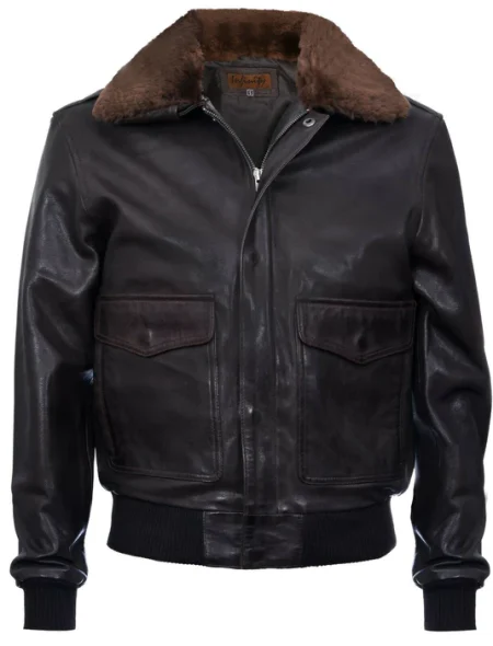Callington Air Force A2 Brown Leather Bomber Jacket