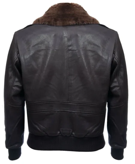 Callington Air Force A2 Brown Leather Bomber Jacket.