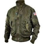 Ma-1 Flight Air Force Pilot Flying Army Military Green Jacket