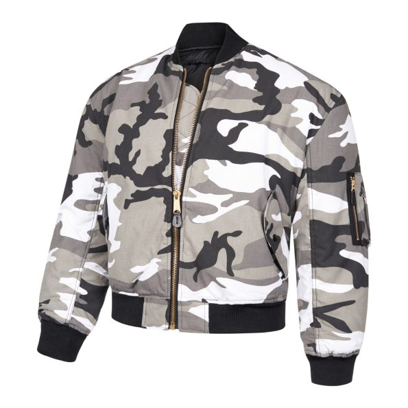 Ma-1 Flight Pilot Us Air Force Military Style Padded Jacket.