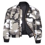 Ma-1 Flight Pilot Us Air Force Military Style Padded Bomber Jacket