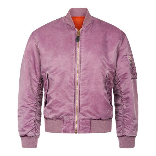 Ma-1 Flight Pilot Us Air Force Military Style Padded Pink Bomber Jacket