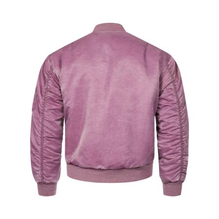 Ma-1 Flight Pilot Us Air Force Military Style Padded Pink Bomber Jacket.