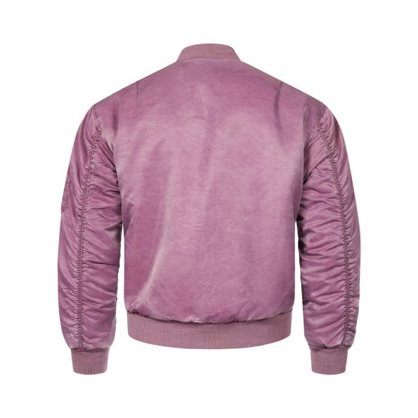 Ma-1 Flight Pilot Us Air Force Military Style Padded Pink Bomber Jacket.