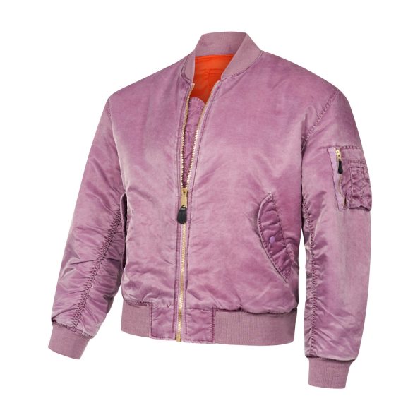Ma-1 Flight Pilot Us Air Force Military Style Padded Pink Jacket.