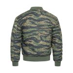 Ma-1 Flight Pilot Us Air Force Military Style Padded Tiger Stripe Jacket