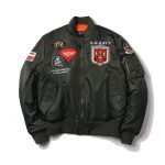 Ma-1 Pilot Flight Jacket Us Air Force Top Gun Black Bomber Jacket
