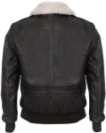 Men’s A-2 Caistor Cowhide Brown Leather Bomber Jacket