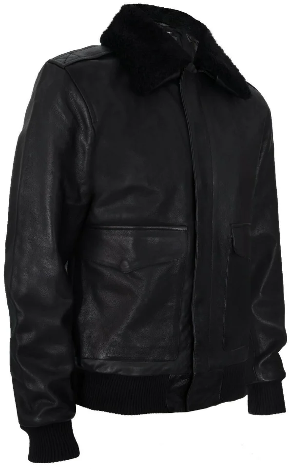 Men's A-2 Caistor Cowhide Leather Bomber Jacket
