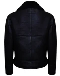 Men’s B-3 Hartland WW2 Black Leather Sheepskin Jacket