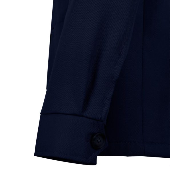Men's Blue Cotton Zipper Field Jacket.