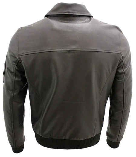 Men’s Chingford Cowhide A-2 Brown Leather Bomber Jacket.