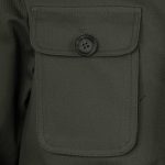 Men’s Green Cotton Zipper Field Jacket