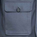 Men’s Grey Cotton Zipper Field Jacket
