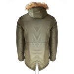 Men’s Lambretta Green Parka Hooded Jacket