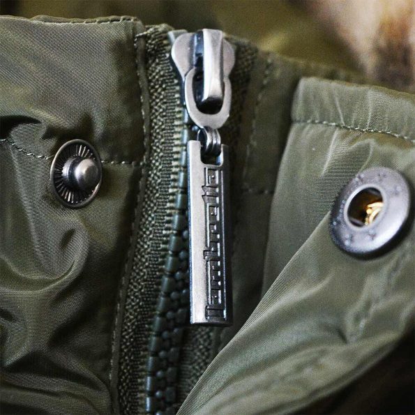 Men's Lambretta Green Parka Jacket.