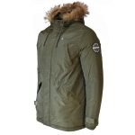 Men’s Lambretta Green Parka Hooded Jacket
