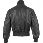 Mil-tec German Army Black Leather Flight Jacket