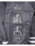 New England Patriots X Alpha X New Era Ma-1 Grey Bomber Jacket