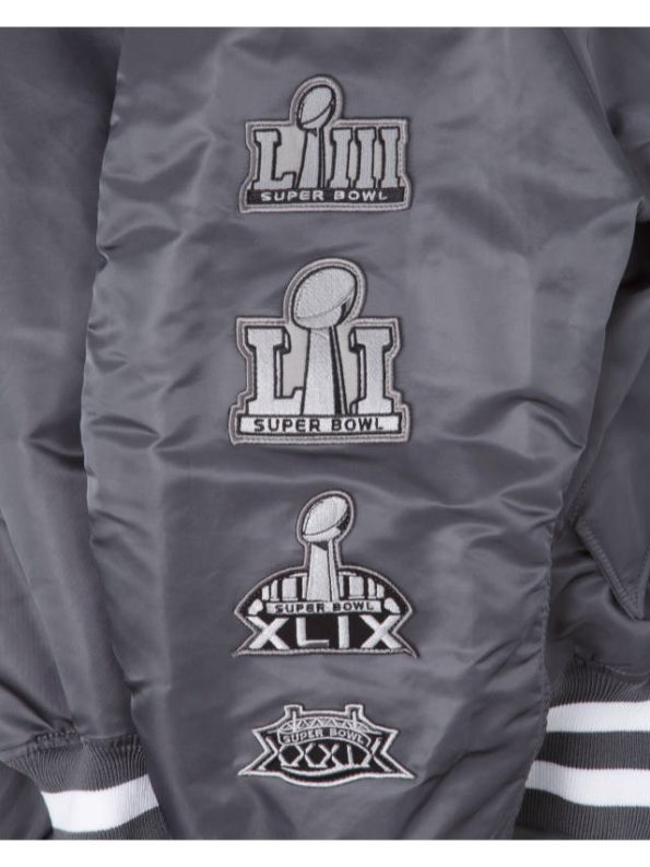 New England Patriots X Alpha X New Era Ma-1 Bomber Jacket.