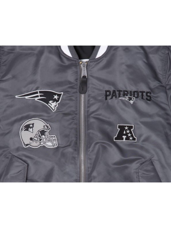 New England Patriots X Alpha X New Era Ma-1 Bomber Jacket