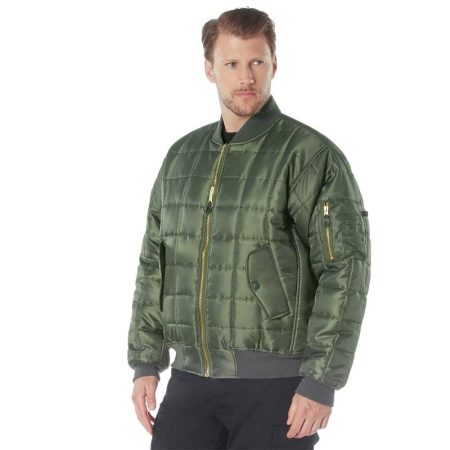Rothco Green Quilted Ma-1 Flight Jacket.