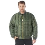 Rothco Green Quilted Ma-1 Flight Jacket