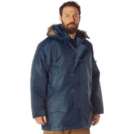 Rothco Navy Blue N-3b Parka Jacket
