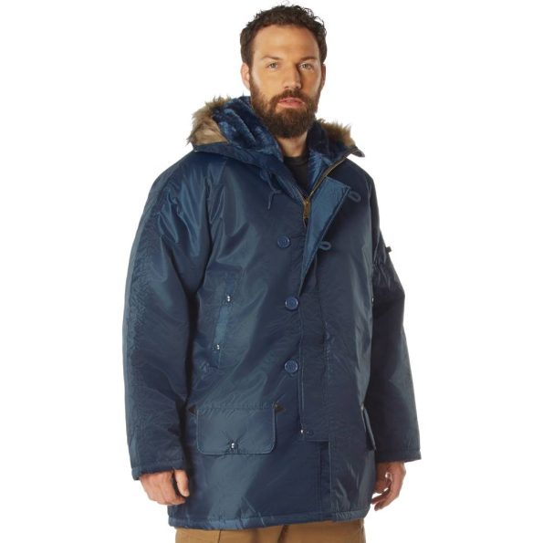 Rothco Navy Blue N-3b Parka Jacket