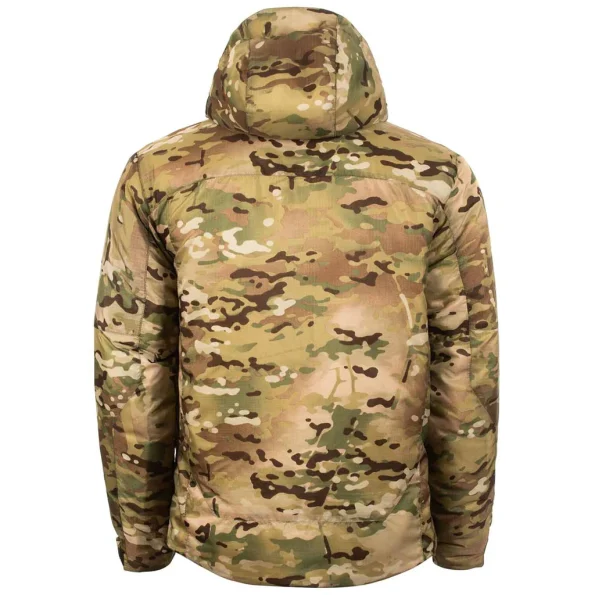 Snugpak Arrowhead Insulated Multicamo Hooded Jacket.