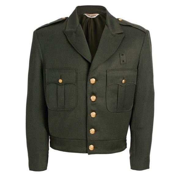 United Uniform Mfr. Button Front Ike Green Jacket