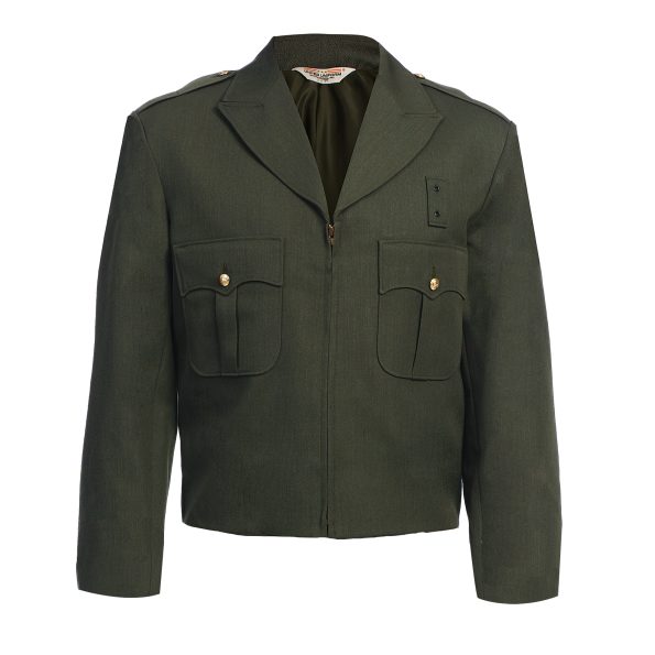 United Uniform Mfr. Zippered Front Ike Green Jacket