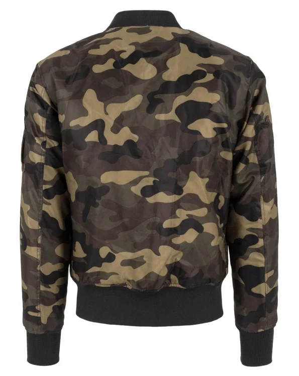 Urban Classics Camo Bomber Jacket.