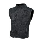 Warm Men & Women Black Broadtail Persian Karakul Lamb Fur Vest Waistcoat For Winter