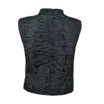 Warm Men & Women Black Broadtail Persian Karakul Lamb Fur Vest Waistcoat For Winter