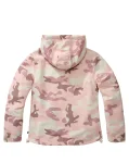 Windbreaker Frontzip Pink Hooded Jacket