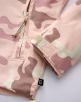 Windbreaker Frontzip Pink Hooded Jacket