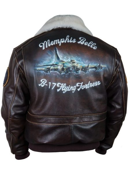 A-2 Dark Brown Leather Flight Jacket