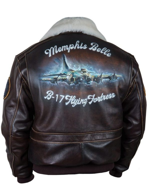 A-2 Dark Brown Leather Flight Jacket