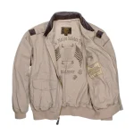A-2 Flight White Cotton Jacket