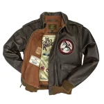 A-2 Tokyo Raiders Black Leather Flight Jacket