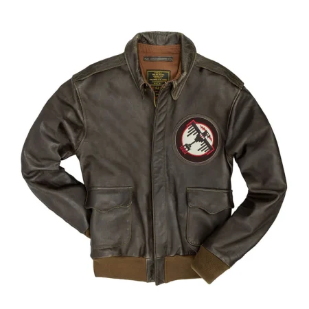 A-2 Tokyo Raiders Black Leather Flight Jacket