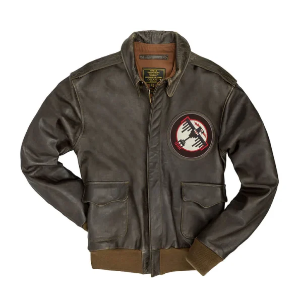 A-2 Tokyo Raiders Black Leather Flight Jacket