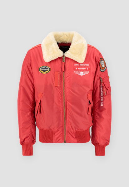 Air Force Injector III Pink Fur Jacket
