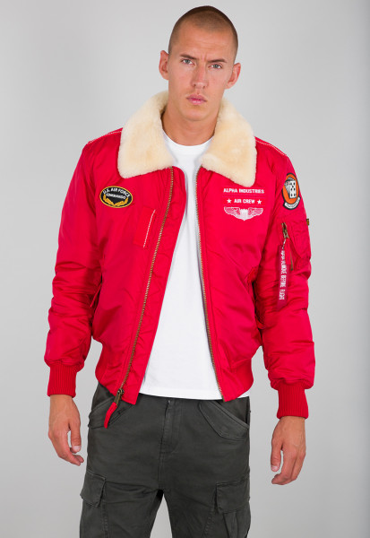 Air Force Injector III Pink Fur Jacket.