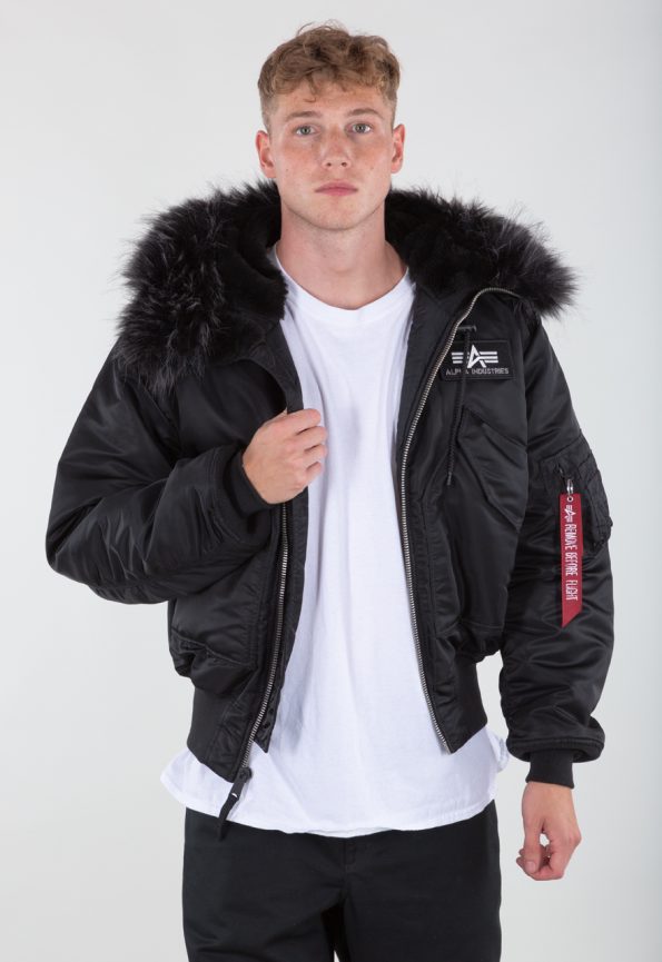 Alpha Industries 45P Black Parka Jacket