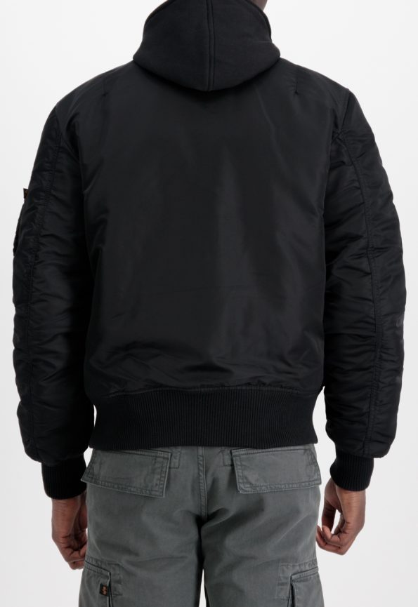 Alpha Industries Ma-1 Black And White Jacket
